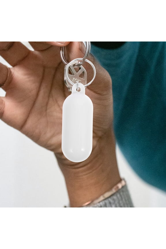 4-Pack Floating Key for Boat Keys, ABS Material with Smooth White , Easy to Spot Water