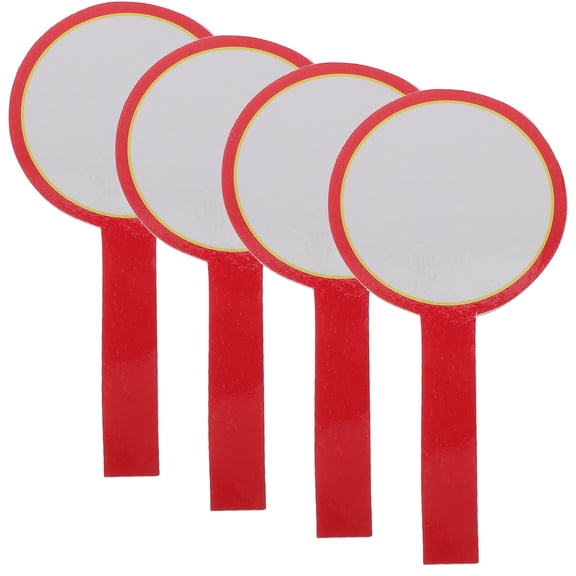 LOLIPPYY 4Pcs Foam Scoreboard White Dry Erase Paddles Handheld Writable Board for Sports Events