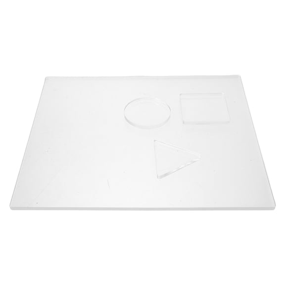 LOLIPPYY 4-Pack Transparent Gel Printing Plates for Home Printmaking, Crafting, and Art Projects