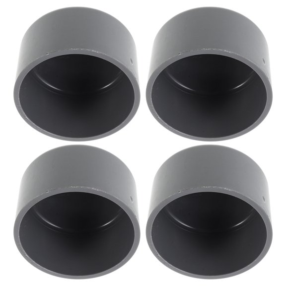 LOLIPPYY 4Pcs Grey Axle Dust Caps for Trailer Wheels Bearing Protector Cover with Easy Installation