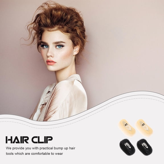 LOLIPPYY 4Pcs Hair Padding Tool Hair Styling Clamp Practical Volume Bump Accessory