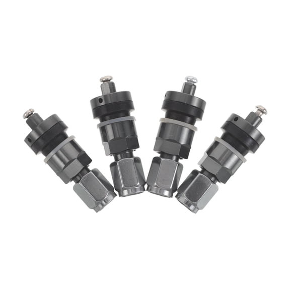 LOLIPPYY 4-Pack Heavy Duty Aluminum Valve Stems Compatible with Tire Pressure Sensor for Valve Stem Repair and Replacement