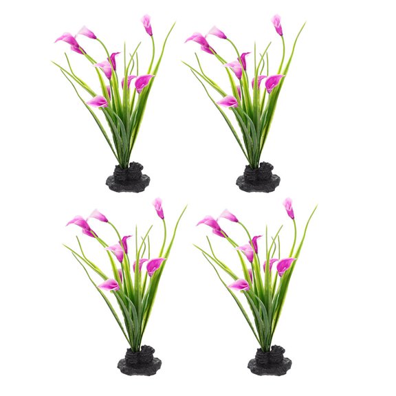 LOLIPPYY 4Pcs Home Decoration Kitchen Plastic Floral Decor for Family Meals