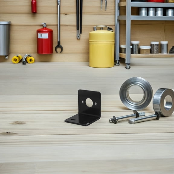 LOLIPPYY Set of 4 Industrial Motor Mounting Brackets with Coated Metal for Outdoor and Humid Environments