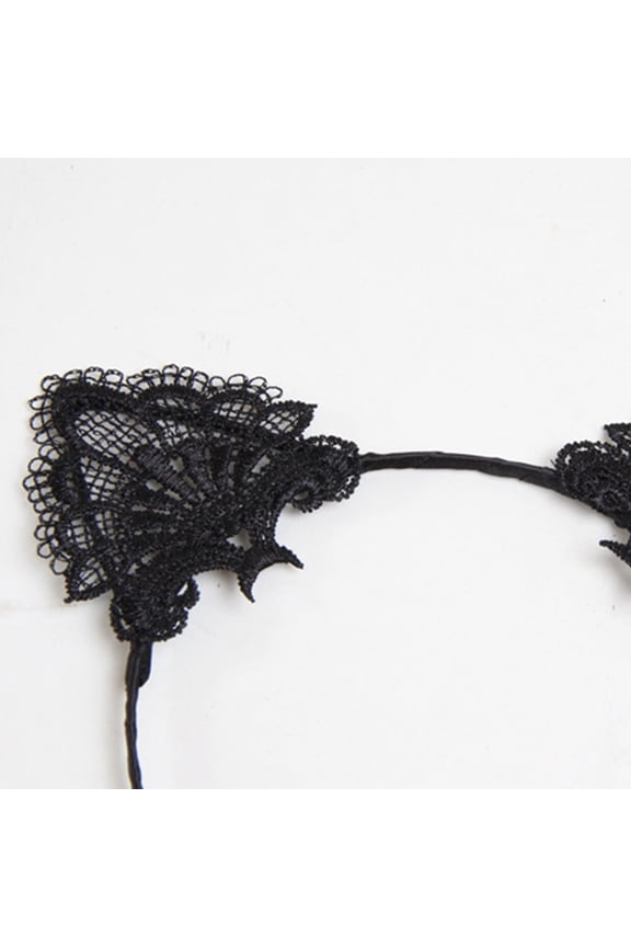 4Pcs Lace Headwear for Costume Events designed for Cosplayers with Cat Ears