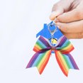 thumbnail image 1 of LOLIPPYY 4Pcs Lightweight Bow Keychain Multi Color Bowknot Charm for Car Purse and Handbag Decoration, 1 of 6