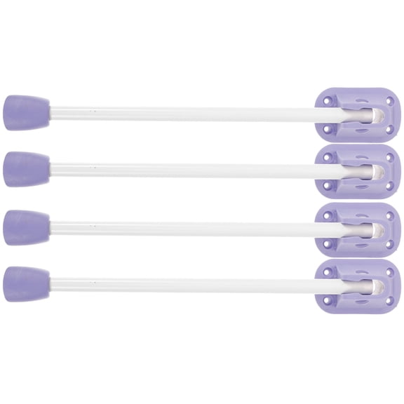 LOLIPPYY 4Pcs Lightweight Purple Foldable Table Legs Metal for Desk Coffee Table Portable Design