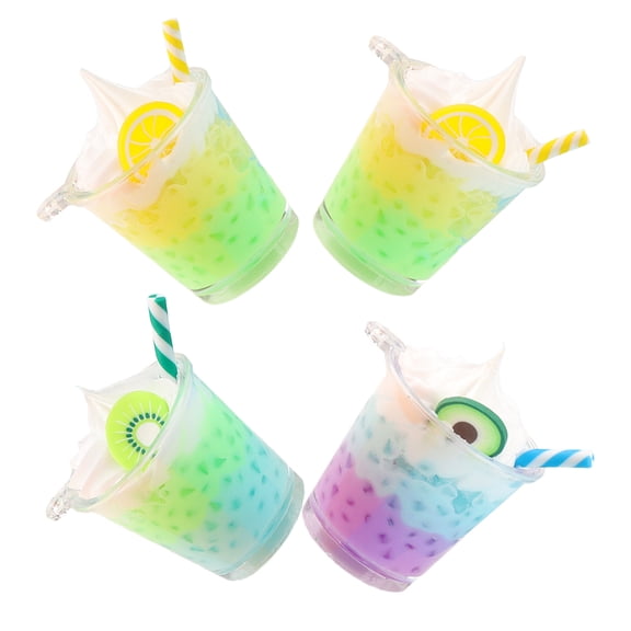 LOLIPPYY 4Pcs Luminous Charms with Resistance for Jewelry Making Accessories