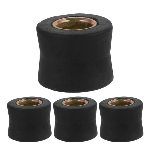 LOLIPPYY 4Pcs Motorcycle Shock Absorber Rings Black Universal Rear Shock Mount Replacement