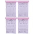 thumbnail image 1 of LOLIPPYY 4Pcs Multi Column Order Receipt Book for Business Carbonless Duplicate Invoice Forms, 1 of 7