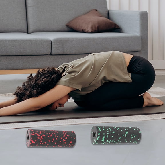 LOLIPPYY 4Pcs Muscle Massage Roller Yoga Column Massager Lightweight Ergonomic Grip for Exercise