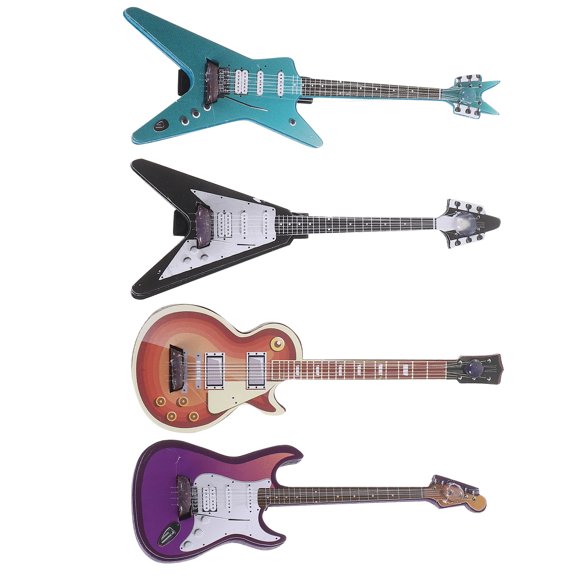 LOLIPPYY 4Pcs Music Hair Clips for Women in Assorted Color Metal Hair Accessories for Concerts Daily Wear