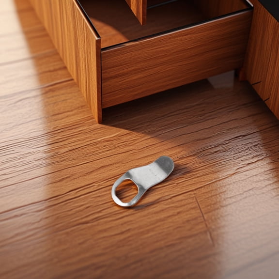 LOLIPPYY 4-Pack Plated Cabinet Cam Locks with Finger Pulls, Hardware for Home, Easy to Install