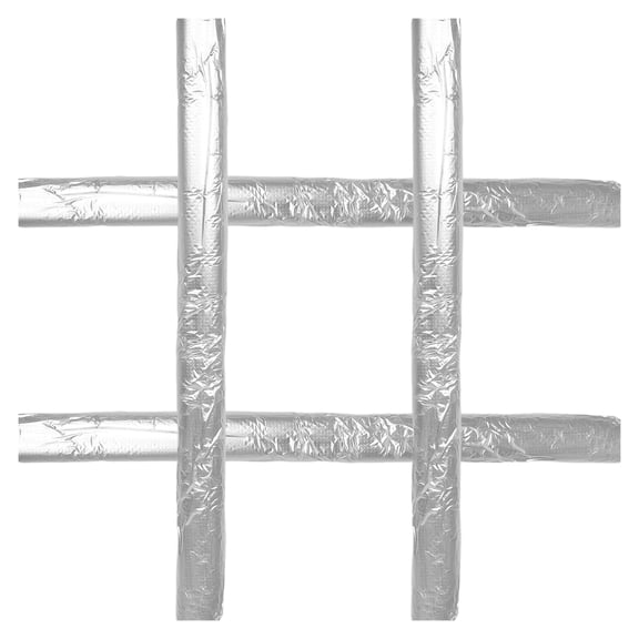 LOLIPPYY Plated Silver Outdoor Water Pipe Insulation Sleeve - Thermal, Easy to Apply, All-Weather Protection 4Pcs
