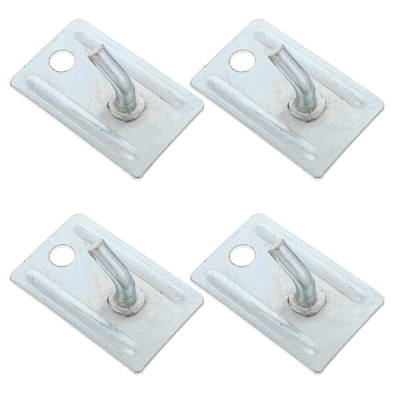 LOLIPPYY Water Heater Support Bracket, Plated Silver Metal, Heavy Duty Wall Mount, 4Pcs
