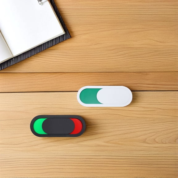 LOLIPPYY 4Pcs Professional Bathroom Door Signs with Sliding Occupied Available Privacy Indicator