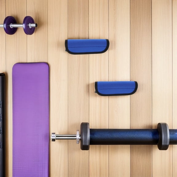 LOLIPPYY 4Pcs Pull Up Hand Grips Blue Exercise Equipment Pads for Weightlifting and Training