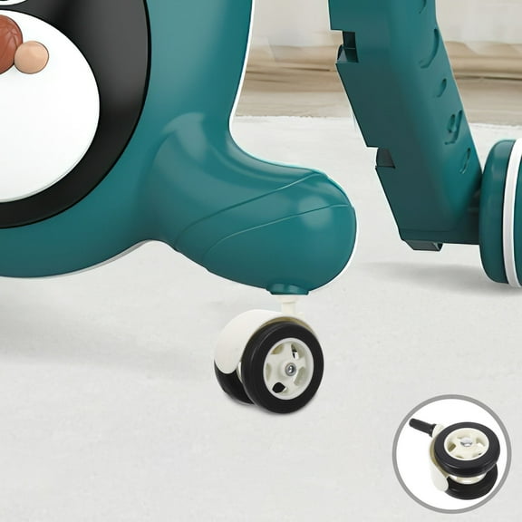 LOLIPPYY 4-Pack Replacement Pushchair Wheels with Silent Universal Casters for Smooth and Quiet Stroller Movement