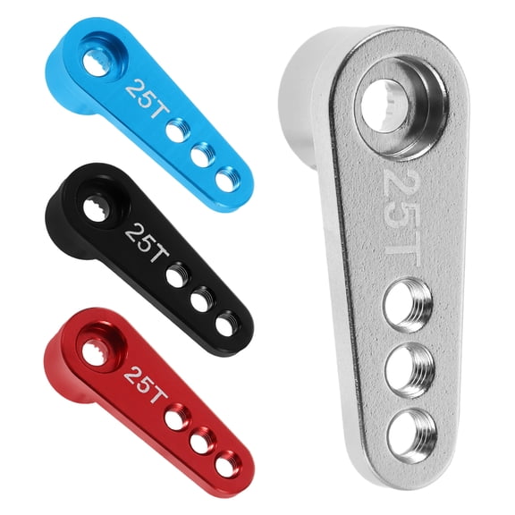 LOLIPPYY 4Pcs Rc Car Aluminum Alloy Steering Single Arm Horn for Repair and Performance Upgrade