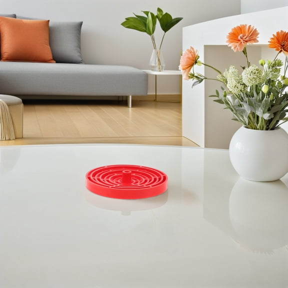 LOLIPPYY 4Pcs Red Aquarium Egg Crate Separator Tray for Stable Water Flow and Filter Support