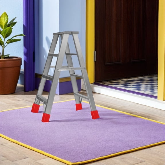 LOLIPPYY 4Pcs Red Ladder Feet Covers Replacement Pads Anti-Skid Rubber Feet for Folding Step Ladders