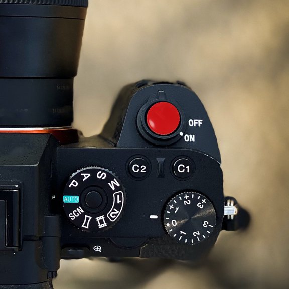 LOLIPPYY 4Pcs Replacement Camera Shutter Release Button Assorted Color Comfortable Grip