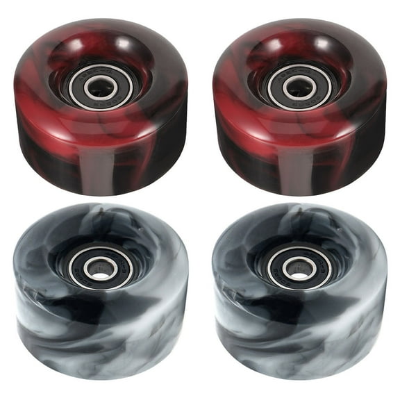 LOLIPPYY 4Pcs Replacement Skate Wheels Durable PU Wheel for Roller Skates