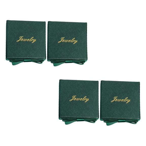 LOLIPPYY 4-Piece Vintage Jewelry Box Set for Pendant and Earring Storage, Organizer for Accessories