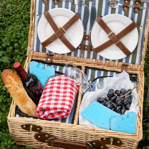 LOLIPPYY 4-Pack for Lunch Boxes and Coolers, Portable 6.1 x 4.5 x 1 Inch Size, and Reusable