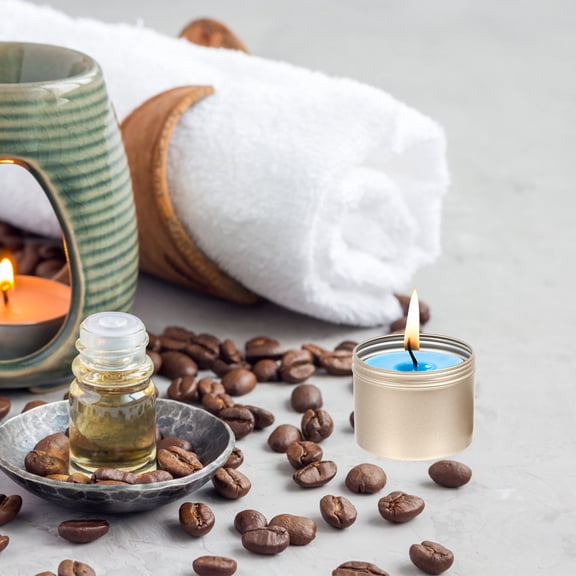 LOLIPPYY 4Pcs Round Aluminum Refillable Jar Protective Aluminum Storage Cans For Travel