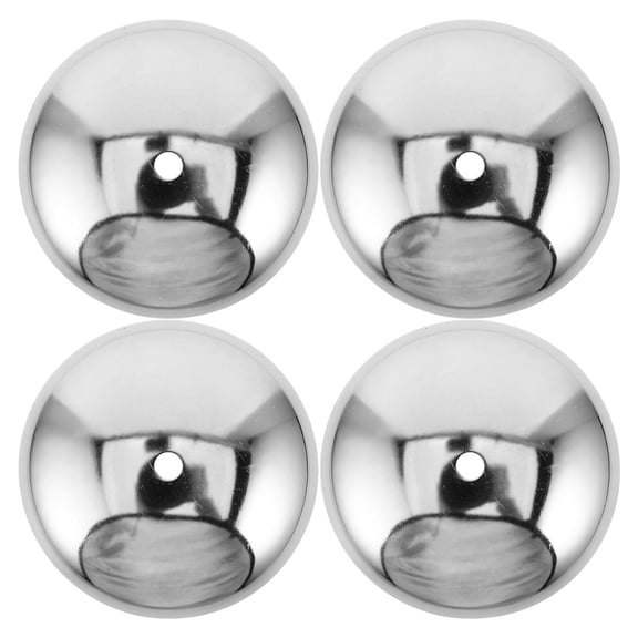 LOLIPPYY 4Pcs Round Metal Ceiling Medallion for Chandelier Canopy and Pendant Light Projects