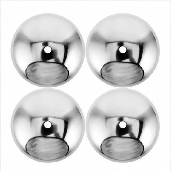 LOLIPPYY Plated Silver Metal Ceiling Medallion Plate for Home Lighting and DIY Projects 4Pcs