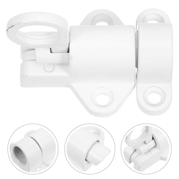 LOLIPPYY 4-Pack Aluminum Alloy Spring Latches with Self-Closing Mechanism for Cabinet Doors and Window Security Locks