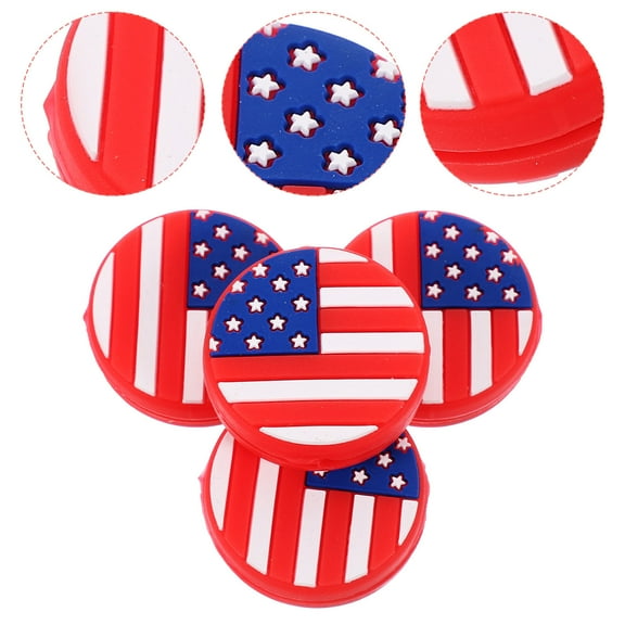 LOLIPPYY 4-Pack Silicone Tennis Racquet Dampeners Shock Absorbers for Enhanced Shot Consistency and Control