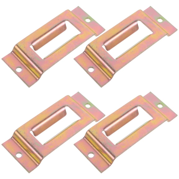 LOLIPPYY 4-Pack Heavy Duty Single Slot E-Track Tie Down Rail Anchors for Secure Cargo Tie-Downs on Trailers and Trucks