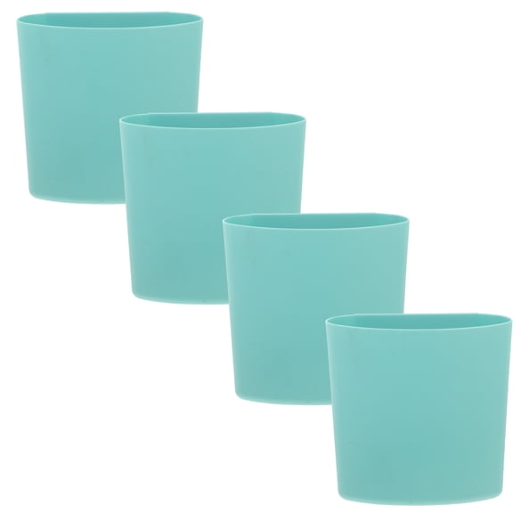 LOLIPPYY 4Pcs Sky Blue Cart Hanging Basket Plastic Storage Container Lightweight and Wear Resistant