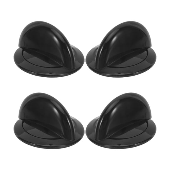 LOLIPPYY 4-Pack Slow Cooker Temperature Control Knobs Replacement, Black Adjustable Cooker Dial for Kitchen Appliances
