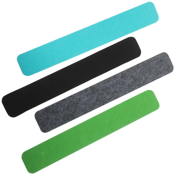 LOLIPPYY 4Pcs Small Cork Board for Desk Assorted Color Message Memo Board with Self Adhesive