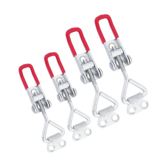 LOLIPPYY 4Pcs Small Iron Toggle Latch Clamp for Home Office Welding Holding Down