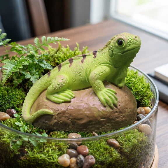 LOLIPPYY Realistic Resin Lizard Figures Multi-Color for Home and Office 4Pcs