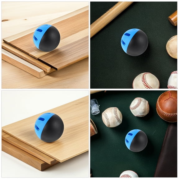 LOLIPPYY 4-Pack Soft Hollow Baseballs for Kids Sports Training, Hitting Practice, and Outdoor Play