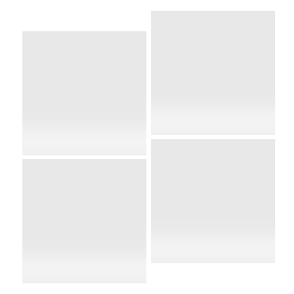LOLIPPYY 4Pcs Square Acrylic Mirror Tiles Self Adhesive for Bedroom and Living Room Decor
