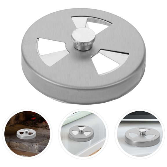 LOLIPPYY 4Pcs Stainless Steel Air Vent Panel for Fireplace Dryer Vent with Quick Installation
