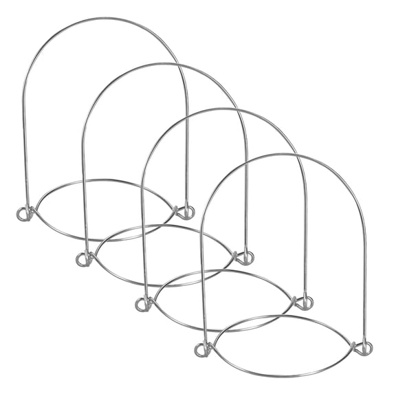 LOLIPPYY 4Pcs Stainless Steel Mason Jar Handle Wire Hangers for Kitchen and Canning Jar Hanging