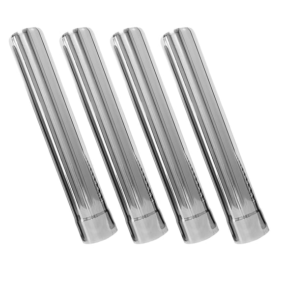 LOLIPPYY 4Pcs Stainless Steel Tent Stove Pipe for Camping with Heat Resistant Modular Chimney Extension