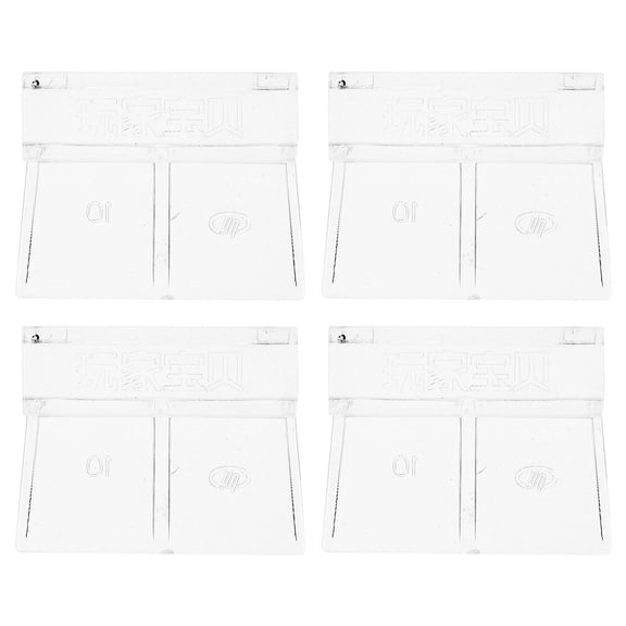 LOLIPPYY 4Pcs Sturdy Aquarium Lid Clamp Transparent Support for Fish Tank Maintenance