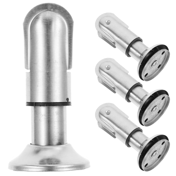 LOLIPPYY 4-Pack Toilet Partition Brackets for Public Restrooms, Heavy-Duty Hardware for Secure Installation