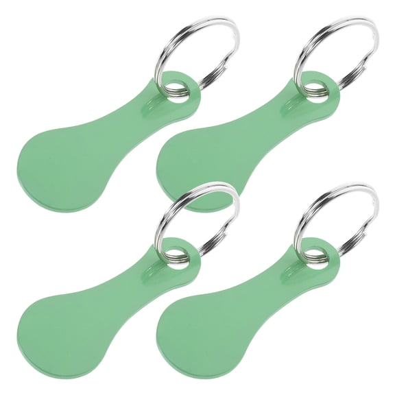 LOLIPPYY 4-Pack Keychain Token Pendants, Convenient Shopping Cart Tokens for Keys, Portable and Easy to Use