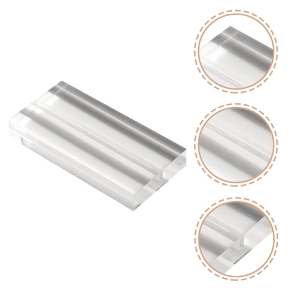 LOLIPPYY 4Pcs Transparent Acrylic Wedding Table Memo Stand For Celebration Events