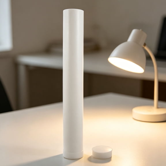 LOLIPPYY 4Pcs Transparent Pc Packaging Tubes with Caps for Mailing Posters Drawings Art Storage